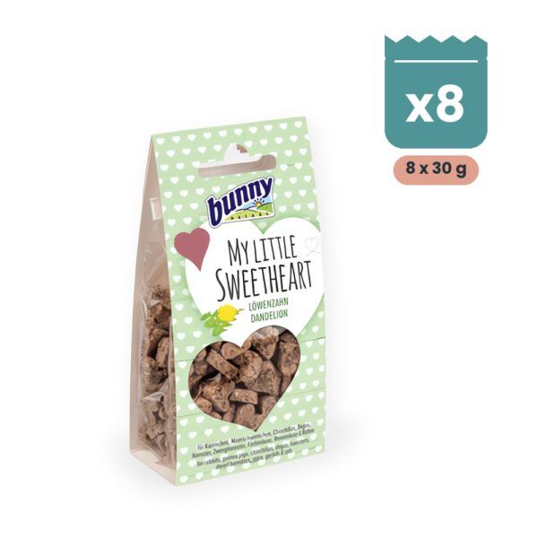 Bunny Nature My Little Sweetheart Diente de León Galletas para Roedores Pack 8x30 g