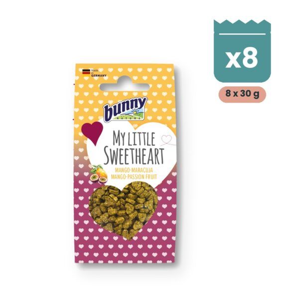 Bunny Nature My Little Sweetheart Mango y Maracuyá Galletas para Roedores Pack 8x30 g