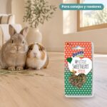 Conejo enano y cobaya junto a Bunny Nature My Little Sweetheart Ratatouille Galletas para Roedores Pack 8x30 g