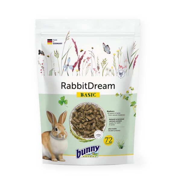 Bunny Nature RabbitDream Basic Pienso para Conejos Enanos Adultos