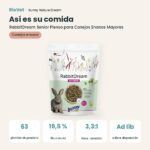 Así es su comida: Bunny Nature RabbitDream Senior Pienso para Conejos Enanos Mayores (datos clave)