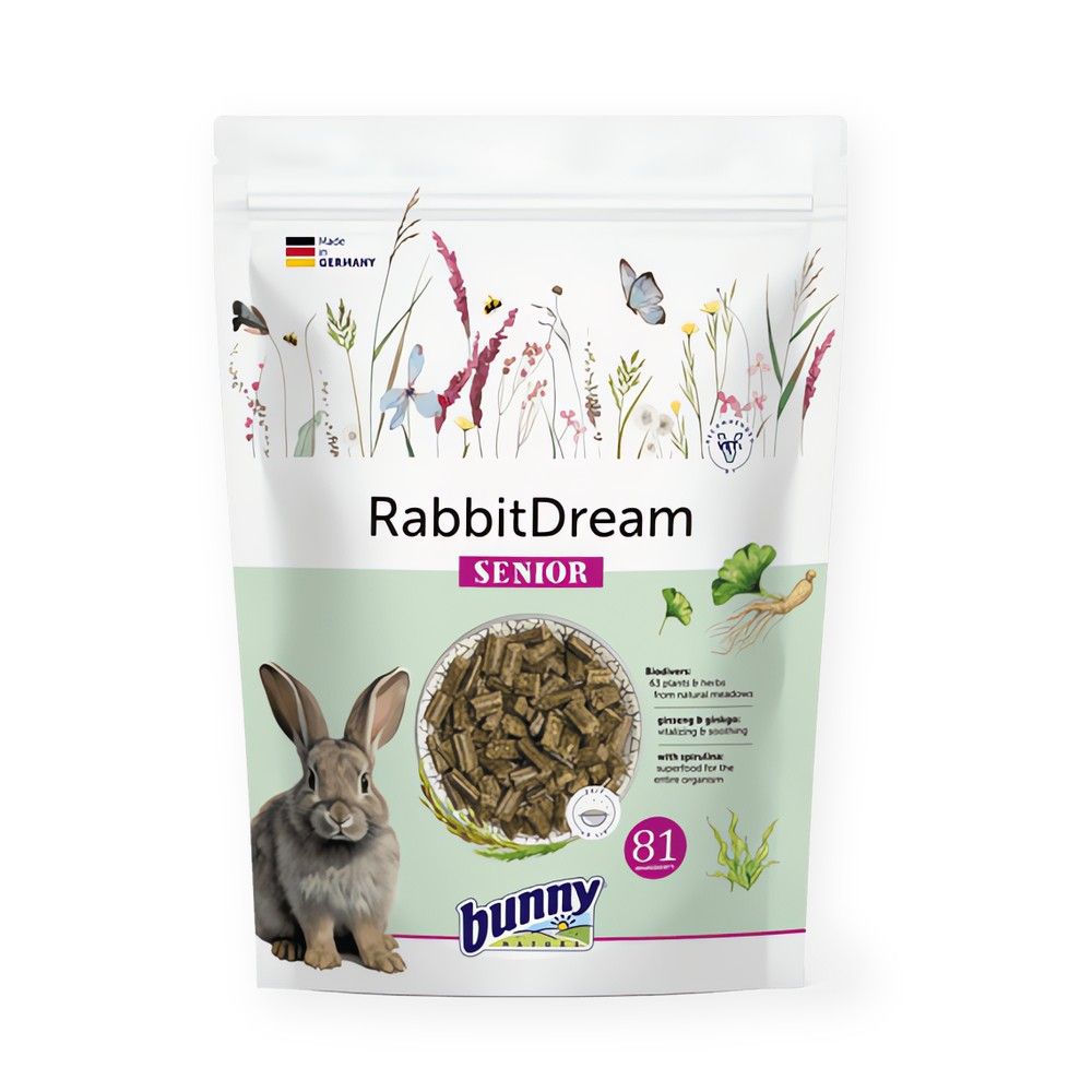 Bunny Nature RabbitDream Senior Pienso para Conejos Enanos Mayores Bunny Nature RabbitDream Senior Pienso para Conejos Enanos Mayores