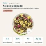 Así es su comida: Bunny Nature RabbitDream Special Edition Harmony Pienso para Conejos 1,5 kg (datos clave)