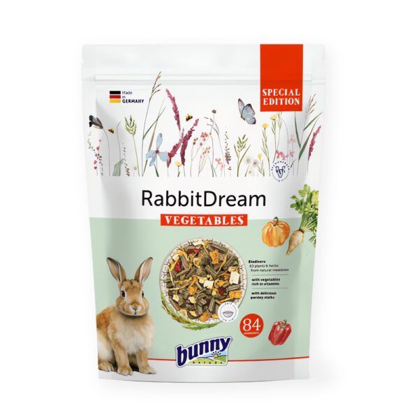 Bunny Nature RabbitDream Special Edition Vegetables Pienso con Verduras para Conejos 1,5 kg