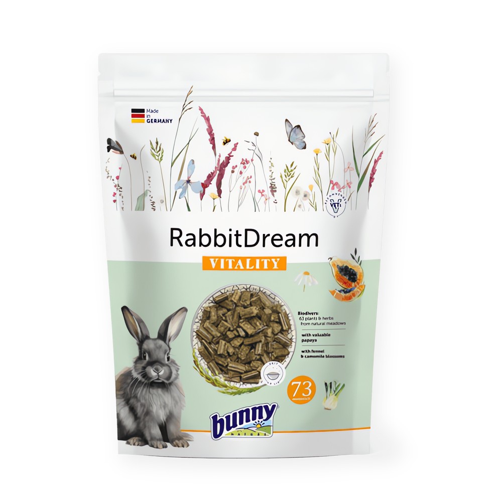 Bunny Nature RabbitDream Vitality Pienso para Conejos Enanos Adultos 1,5 kg Bunny Nature RabbitDream Vitality Pienso para Conejos Enanos Adultos 1,5 kg