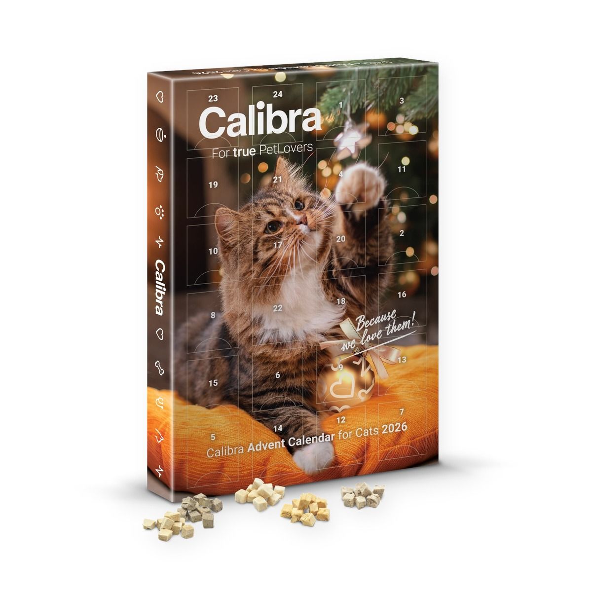Calibra Calendario de Adviento 2026 para Gatos Calendario de Adviento 2026 de Calibra para gatos con premios para cada día de diciembre