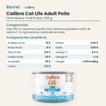 Ficha técnica de Calibra Cat Life Adult Pollo para Gatos en Lata Pack 6x200 g: composición y componentes analíticos