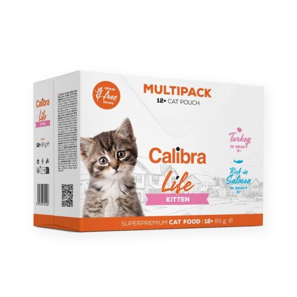 Calibra Cat Life Kitten Multipack Sobres en Salsa para Gatitos 12x85 g, imagen principal
