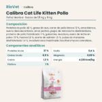 Ficha técnica de Calibra Cat Life Kitten Pollo Pienso para Gatitos: composición y componentes analíticos