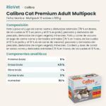 Ficha técnica de Calibra Cat Premium Adult Multipack Sobres en Salsa para Gatos 12x100 g: composición y componentes analíticos