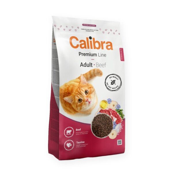 Calibra Cat Premium Line Adult Vacuno Pienso para Gatos, imagen principal
