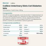 Ficha técnica de Calibra Dieta Veterinaria Diabetes para Gatos en Lata Pack 6x200 g: composición y componentes analíticos