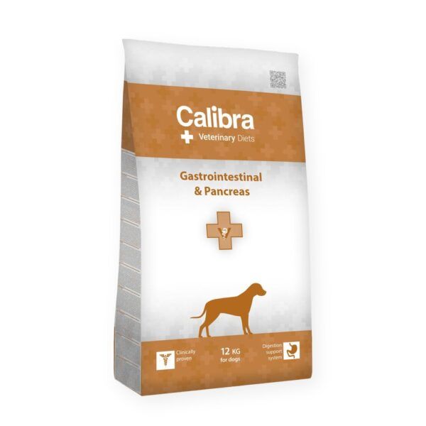 Calibra Veterinary Diets Dog Gastrointestinal & Pancreas de Calibra, sacos de 2 kg y 12 kg