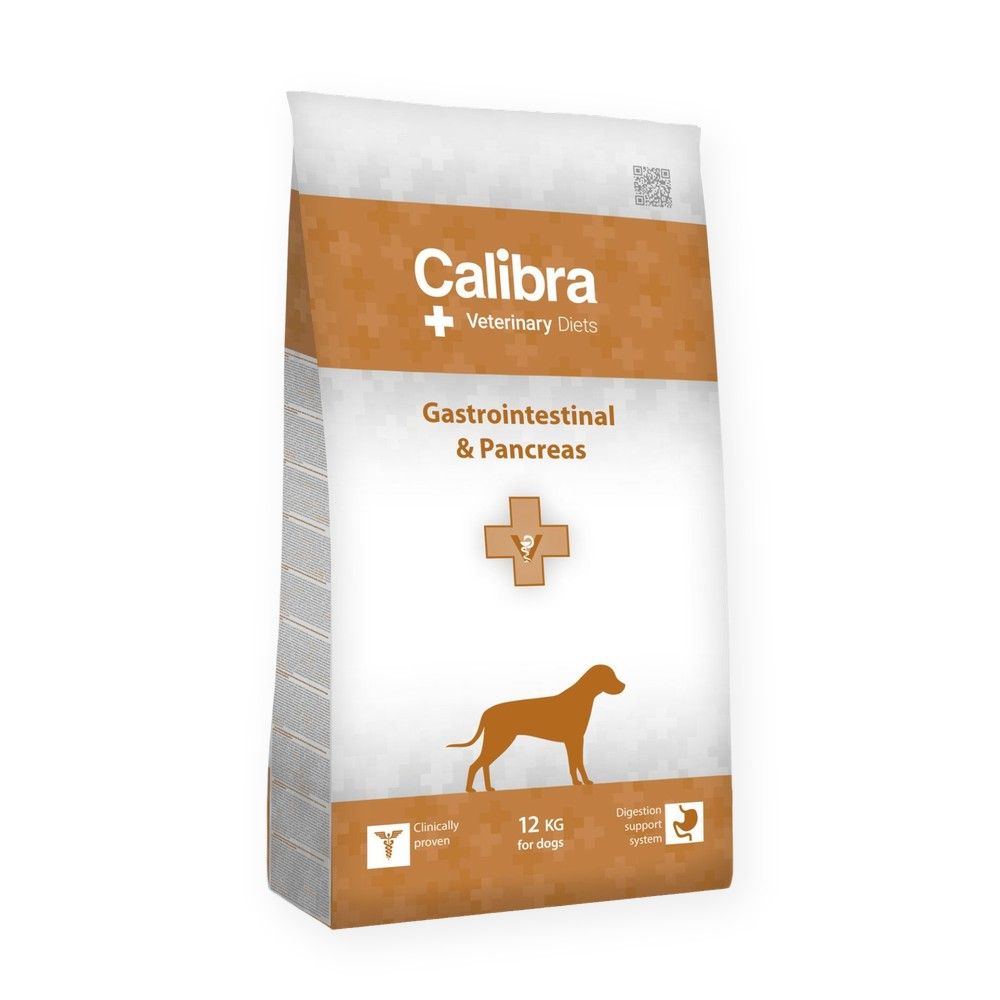 Calibra Veterinary Diets Dog Gastrointestinal & Pancreas de Calibra, sacos de 2 kg y 12 kg