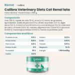 Ficha técnica de Calibra Dieta Veterinaria Renal para Gatos en Lata Pack 6x200 g: composición y componentes analíticos