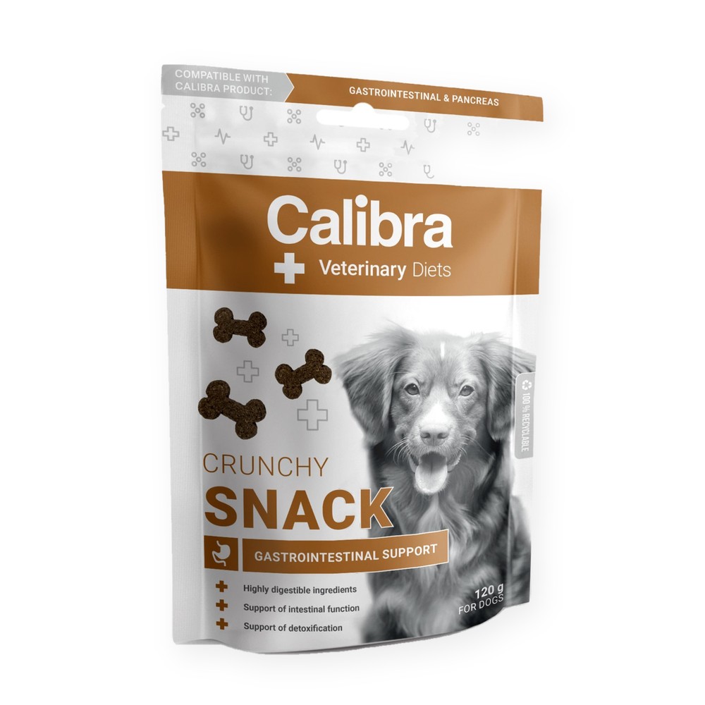 Calibra Dieta Veterinaria Snack Crujiente Gastrointestinal para Perros 120 g Calibra Dieta Veterinaria Snack Crujiente Gastrointestinal para Perros 120 g, imagen principal