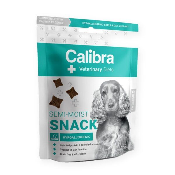 Calibra Dieta Veterinaria Snack Semihúmedo Hypoallergenic para Perros 120 g, imagen principal
