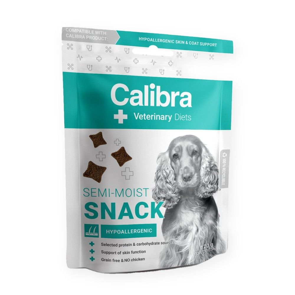 Calibra Dieta Veterinaria Snack Semihúmedo Hypoallergenic para Perros 120 g, imagen principal