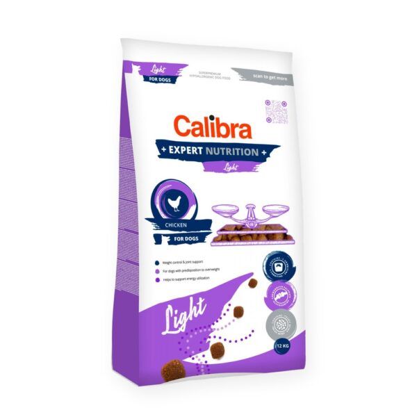 Calibra Dog Expert Nutrition Light Pienso para Perros con Sobrepeso 12 kg, imagen principal