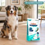 Perro junto a Calibra Dog Expert Nutrition Sensitive Salmón Pienso para Perros