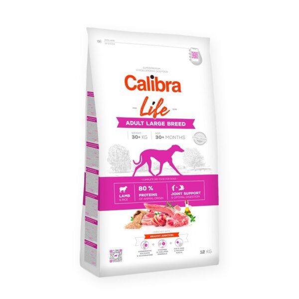 Calibra Dog Life Adult Large Breed Cordero Pienso para Perros Adultos de Raza Grande, imagen principal
