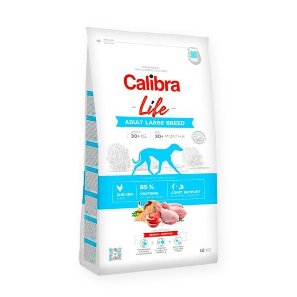 Calibra Dog Life Adult Large Breed Pollo Pienso para Perros Adultos de Raza Grande, imagen principal