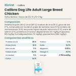 Ficha técnica de Calibra Dog Life Adult Large Breed Pollo Pienso para Perros Adultos de Raza Grande: composición y componentes analíticos