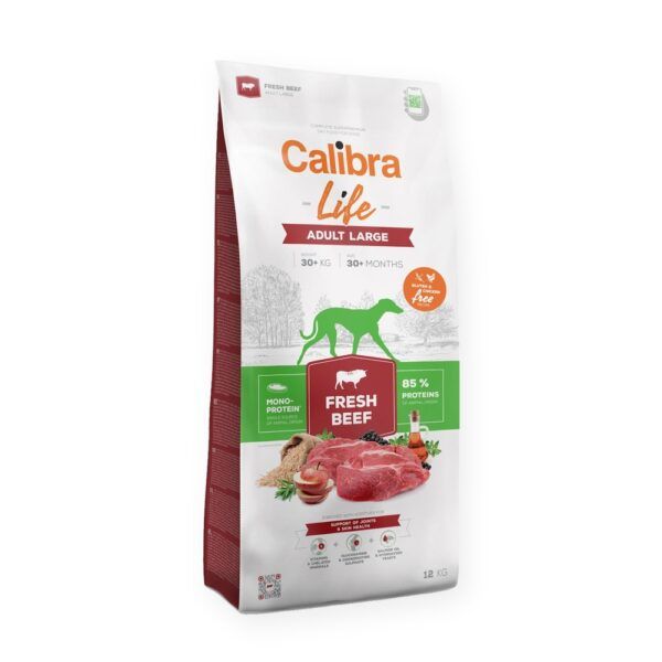 Calibra Dog Life Adult Large Ternera Fresca Pienso para Perros Adultos de Raza Grande, imagen principal