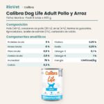 Ficha técnica de Calibra Dog Life Adult Pollo y Arroz para Perros en Lata Pack 6x400 g: composición y componentes analíticos