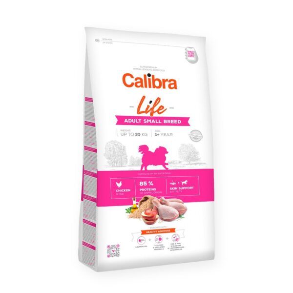 Calibra Dog Life Adult Small Breed Pollo Pienso para Perros Adultos de Raza Pequeña, imagen principal