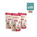 Calibra Dog Life Adult Ternera Comida Húmeda para Perros en Sobre Pack 10x150 g, imagen principal