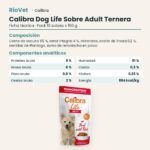 Ficha técnica de Calibra Dog Life Adult Ternera Comida Húmeda para Perros en Sobre Pack 10x150 g: composición y componentes analíticos