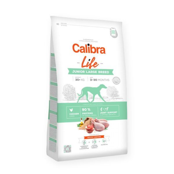 Calibra Dog Life Junior Large Breed Pollo Pienso para Cachorros de Raza Grande, imagen principal