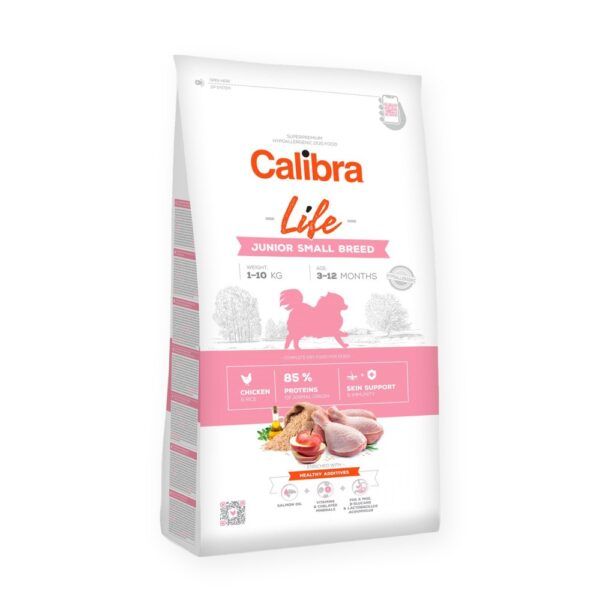 Calibra Dog Life Junior Small Breed Pollo Pienso para Cachorros de Raza Pequeña, imagen principal