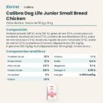 Ficha técnica de Calibra Dog Life Junior Small Breed Pollo Pienso para Cachorros de Raza Pequeña: composición y componentes analíticos