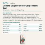 Ficha técnica de Calibra Dog Life Senior Large Ternera Fresca Pienso para Perros Mayores de Raza Grande: composición y componentes analíticos