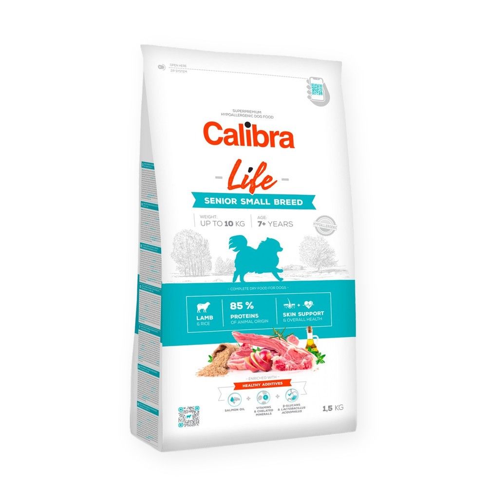 Calibra Dog Life Senior Small Breed Cordero Pienso para Perros Mayores de Raza Pequeña Calibra Dog Life Senior Small Breed Cordero Pienso para Perros Mayores de Raza Pequeña, imagen principal