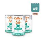 Calibra Dog Life Sensitive Salmón y Arroz para Perros en Lata Pack 6x400 g, imagen principal