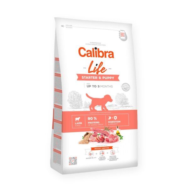 Calibra Dog Life Starter & Puppy Cordero Pienso para Cachorros y Perras Gestantes, imagen principal
