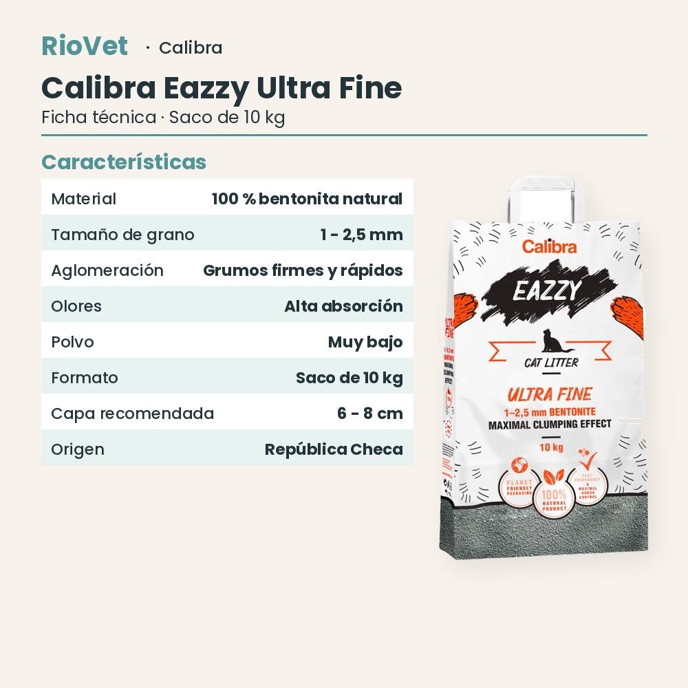 Ficha técnica de Calibra Eazzy Ultra Fine: composición y componentes analíticos