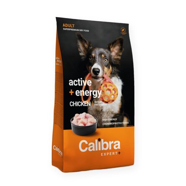 Calibra Expert+ Adult Active & Energy Pienso para Perros con Pollo, imagen principal
