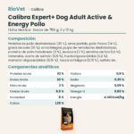 Ficha técnica de Calibra Expert+ Adult Active & Energy Pienso para Perros con Pollo: composición y componentes analíticos