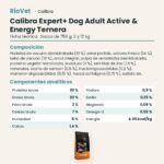 Ficha técnica de Calibra Expert+ Adult Active & Energy Pienso para Perros con Ternera: composición y componentes analíticos