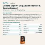 Ficha técnica de Calibra Expert+ Adult Sensitive & Derma Support Pienso para Perros con Salmón: composición y componentes analíticos