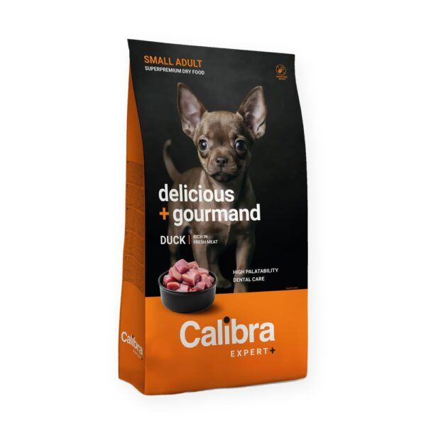 Calibra Expert+ Adult Small Delicious & Gourmand Pienso para Perros Pequeños con Pato, imagen principal