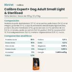 Ficha técnica de Calibra Expert+ Adult Small Light & Sterilised Pienso para Perros Pequeños con Pollo: composición y componentes analíticos