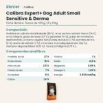 Ficha técnica de Calibra Expert+ Adult Small Sensitive & Derma Support Pienso para Perros Pequeños con Salmón: composición y componentes analíticos