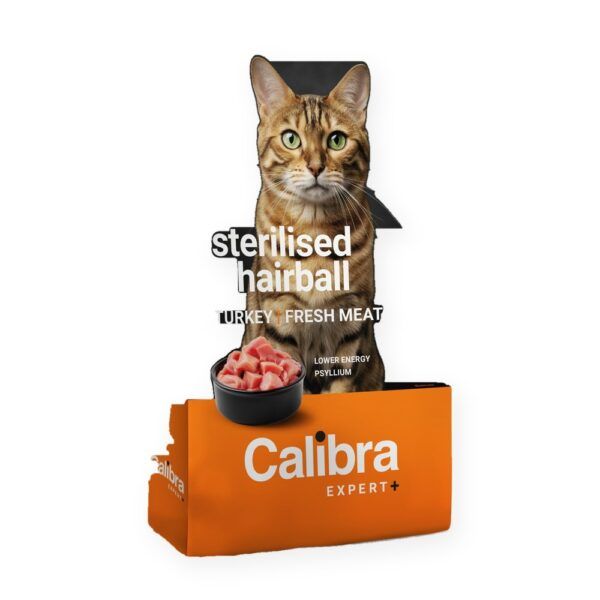 Calibra Expert+ Adult Sterilised & Hairball Pienso para Gatos Esterilizados con Pavo, imagen principal