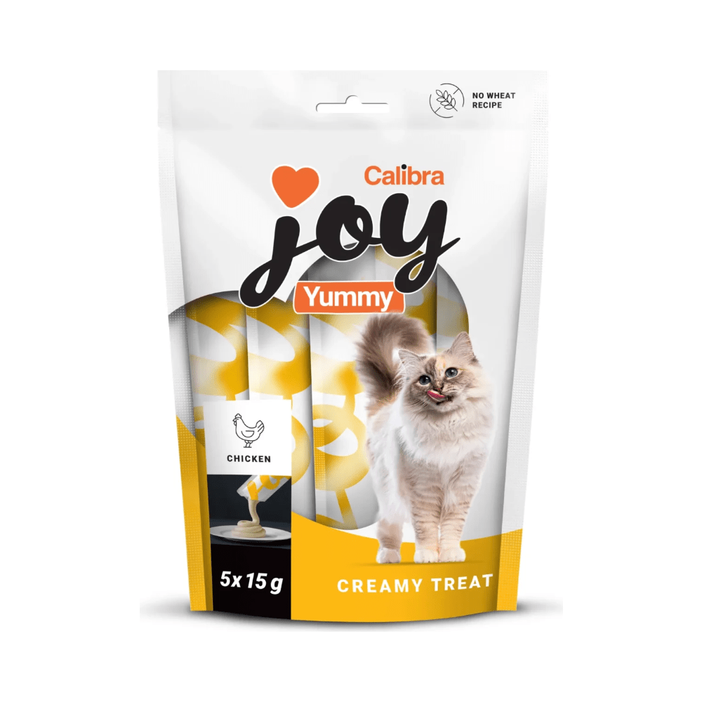 Calibra Joy Cat Yummy Pollo 15x75 g Calibra Joy Cat Yummy Pollo snacks húmedos para gatos pack ahorro 15x75 g