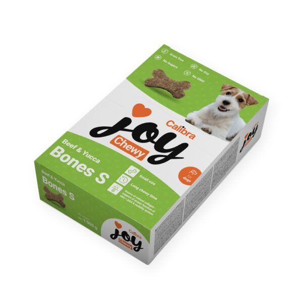 Calibra Joy Chewy Huesos de Vacuno y Yuca Snack Natural para Perros, imagen principal